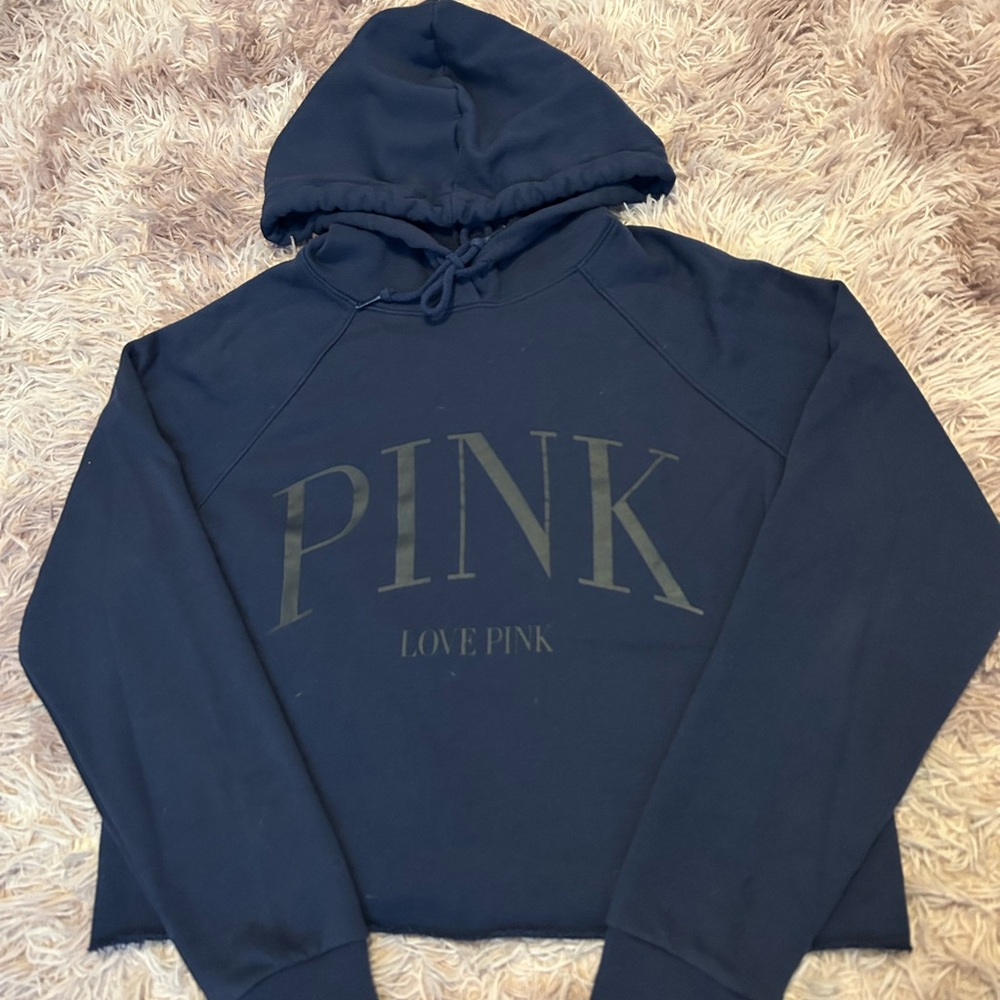 PINK Crop Hoodie